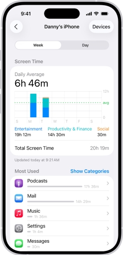 Ver toda la actividad | Cómo desactivar límite de tiempo iPhone