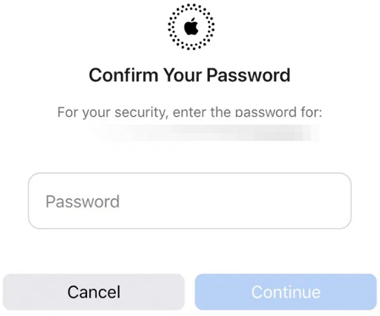 introducir contraseña Apple ID para añadir número de confianza | verificación cuenta Apple España