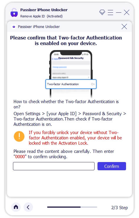 confirmar con código | eliminar Apple ID