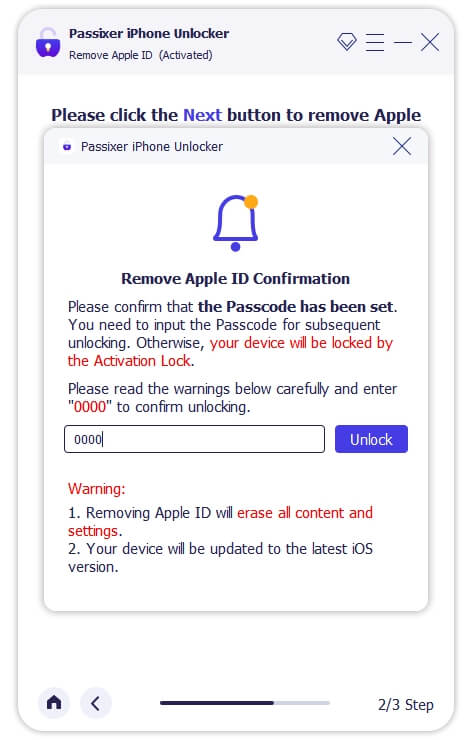 Apple ID eliminado con Passixer | cómo eliminar la cuenta de Apple
