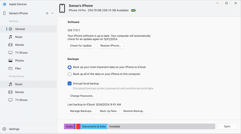 restaurar iPhone con dispositivos de Apple | Eludir el PIN del iPhone