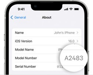 comprobar número de modelo del iPhone en Ajustes General Información | verificar bandas frecuencia iPhone desbloqueado operador España