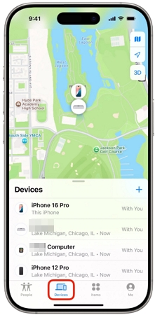 tocar Dispositivos | Desbloquear el código de acceso del iPhone sin ID de Apple