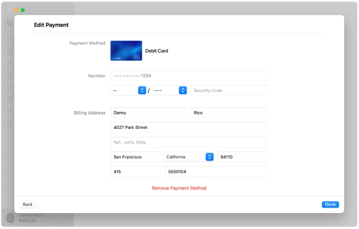 confirmar datos de facturación en Apple Music Mac para arreglar Medios y Compras en gris | Apple ID Medios Compras gris Mac solución facturación iCloud España