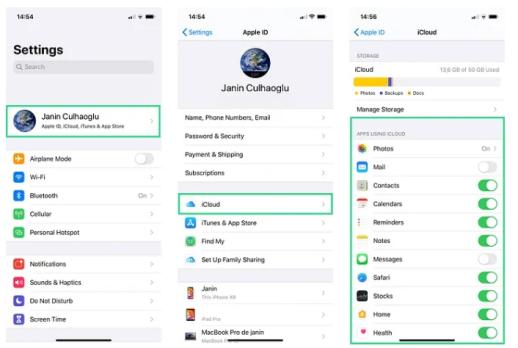 descargar elementos desde iCloud | Cambiar Apple ID sin perder datos