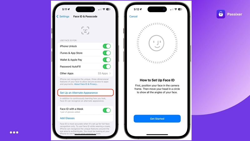 Activar Face ID iPhone para evitar bloqueo por código incorrecto | prevenir iPhone no disponible