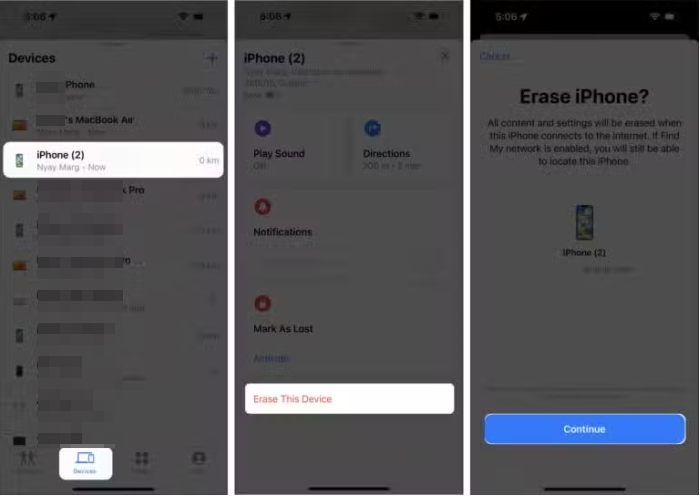 pulsar Borrar este dispositivo en app Buscar para restablecer iPhone | borrar iPhone remotamente Find My sin código Screen Time España