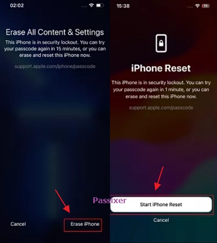 toca Reiniciar iPhone | Desactivar la pantalla de bloqueo del iPhone