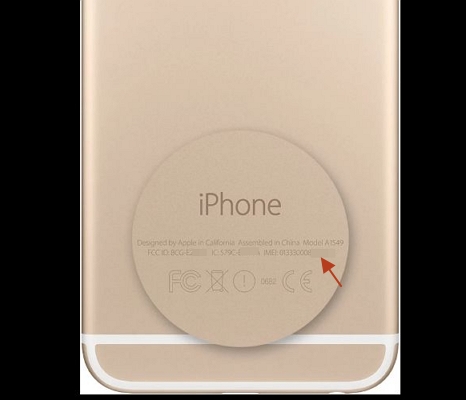 Parte trasera del iPhone | Obtén el IMEI en iPhone si está bloqueado