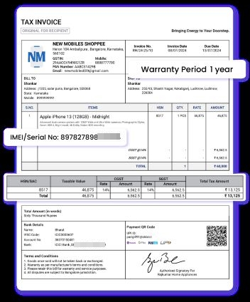 factura | Obtén el IMEI en iPhone si está bloqueado
