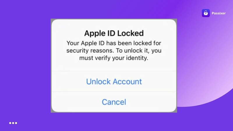 mensaje de Apple ID bloqueado por seguridad