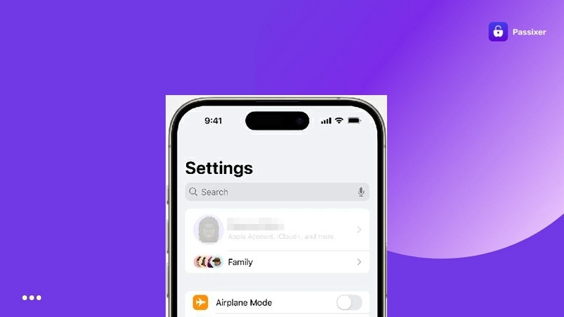 banner de Apple ID aparece en gris