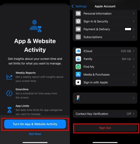 Botón de Cerrar sesión | Cerrar sesión no está disponible debido a restricciones