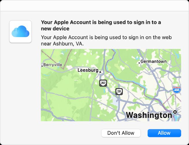 pulsar No Permitir ante inicio de sesión no autorizado en Apple ID | seguridad cuenta Apple España