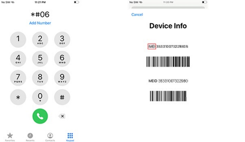 marcar *#06# para obtener el IMEI del iPhone | obtener IMEI iPhone para desbloqueo SIM por código España