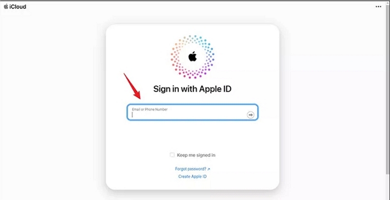 introducir ID de Apple para iniciar sesión en iCloud | Eludir el PIN del iPhone