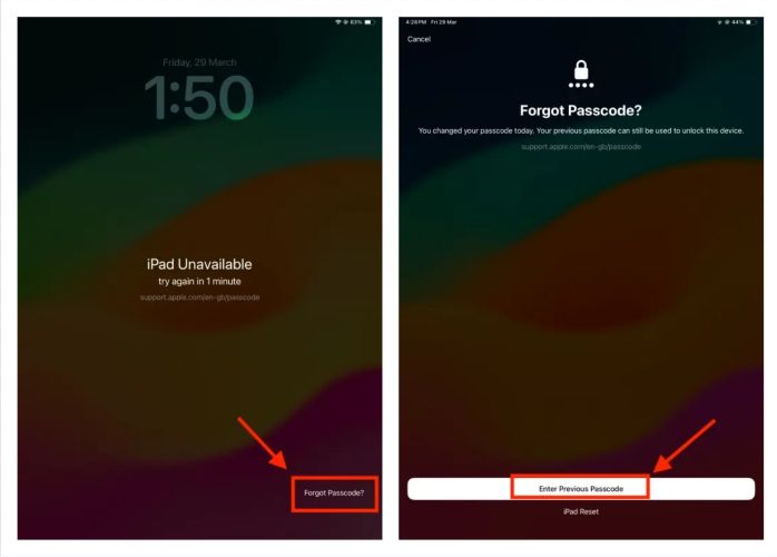 Cómo desbloquear un iPad sin código