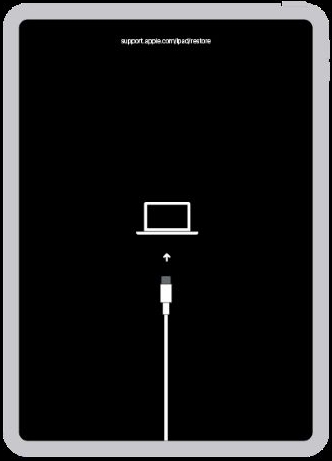 pantalla de modo de recuperación | Desbloquear iPad sin código
