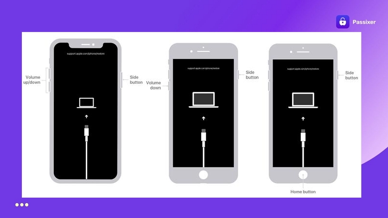 Entrar en modo recuperación iPhone 8 iPhone 14 iPhone 15 | arreglar iPhone no disponible tras actualización fallida