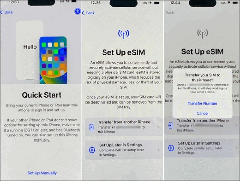 Transferir eSIM | cambiar pin sim iphone