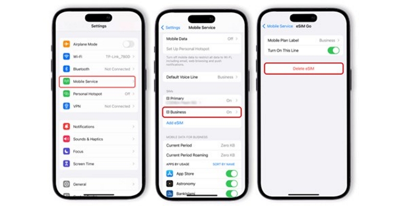 eliminar eSIM del iPhone para cambiar de operador | quitar plan eSIM iPhone Movistar Vodafone Orange España Ajustes