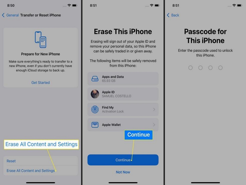 borrar iPhone en la app Configuración | Cómo eliminar el ID de Apple de un iPhone