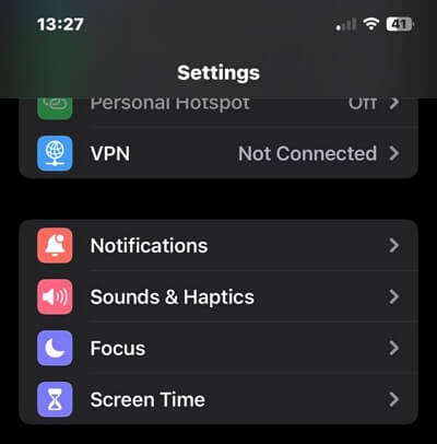acceder a Tiempo de pantalla en Ajustes del iPhone | recuperar código Screen Time olvidado iPhone España