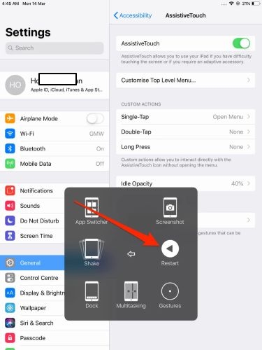 elige Dispositivo | Apagar límite de tiempo