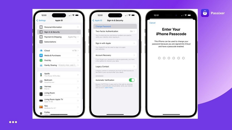 crear nueva contraseña de Apple ID en iPhone