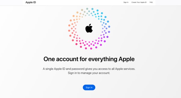 acceder a appleid.apple.com para restablecer contraseña Apple ID | cerrar sesión Apple ID sin contraseña desde navegador España