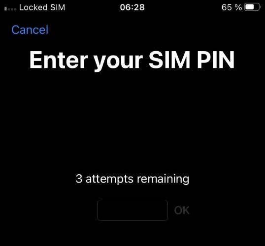 PIN predeterminado de la SIM | Encontrar o cambiar el PIN de la SIM en iPhone