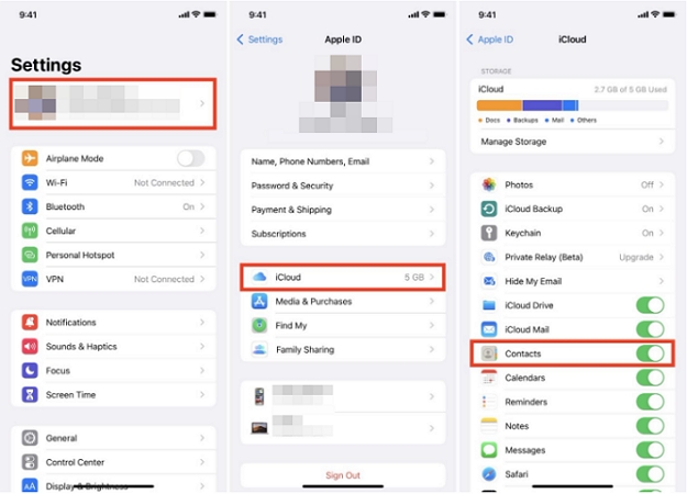 sincronizar con iCloud | Cambiar Apple ID sin perder datos