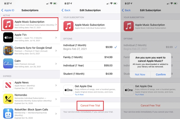 volver a suscribirse a servicios | Cambiar Apple ID sin perder datos
