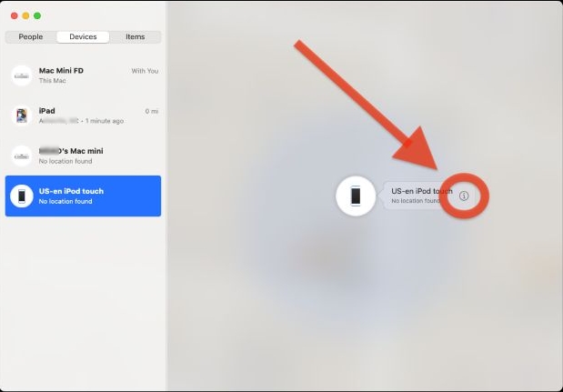haz clic en el ícono de información | como desactivar buscar mi iphone en icloud