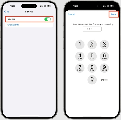 introduce el PIN de la SIM | Encontrar o Cambiar el PIN de la SIM en iPhone