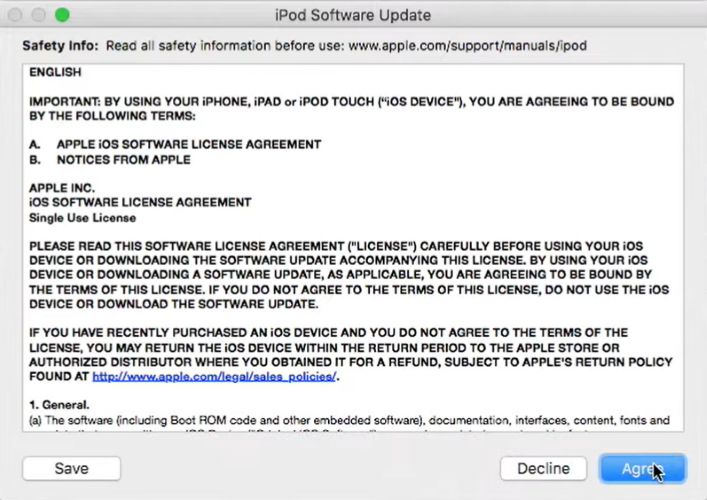 haz clic en Aceptar | Unlock Disabled iPod