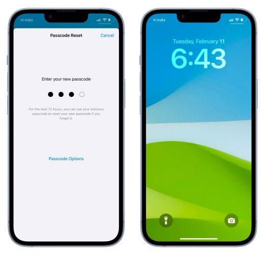 confirmar nueva contraseña | Desbloquear iPhone sin iTunes