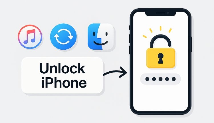 usar iTunes para desbloquear iPhone | Desbloquear iPhone sin iTunes