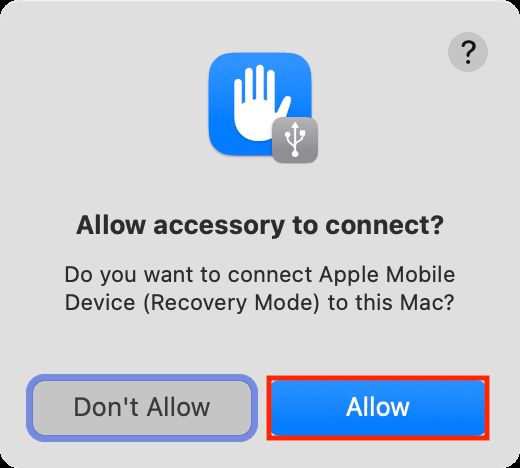 pulsar Permitir | Desbloquear iPhone sin iTunes