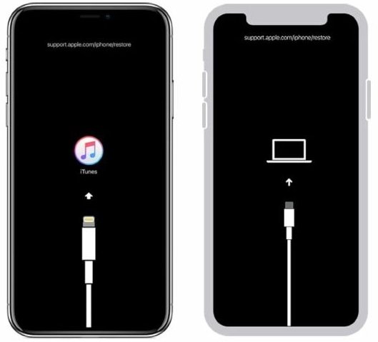 modo de recuperación | Desbloquear iPhone con Pantalla Rota