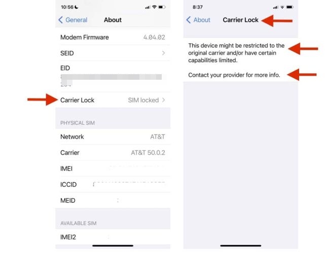 bloqueo de SIM | Encontrar o Cambiar el PIN de la SIM en iPhone