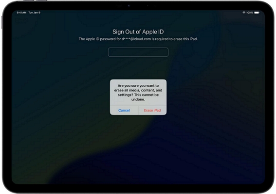 Introduce tu Apple ID | iPad requiere código tras reiniciar